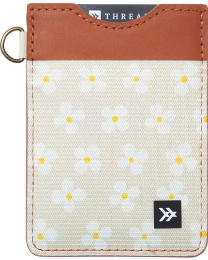 Thread Wallets Ultra Slim Minimalist Card Holder Wallet (Luna Beige)