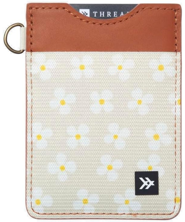 Thread Wallets Ultra Slim Minimalist Card Holder Wallet (Luna Beige)