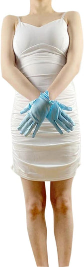 Satin Wedding Dress for Women Opera Party 1920s Gloves Wrist Length Gloves