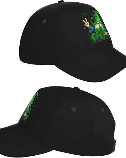 St. Patrick's Day Baseball Cap, Irish Green Clover Trucker Hat for Men Women, Fashion Adjustable Sun Visor Dad Hat