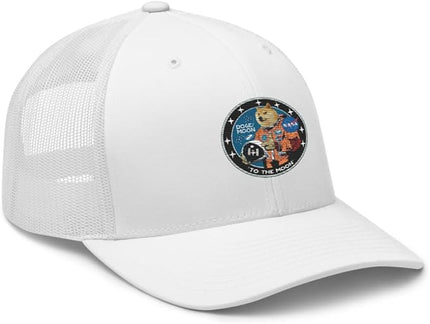 Doge/Moon NASA Logo Trucker Cap