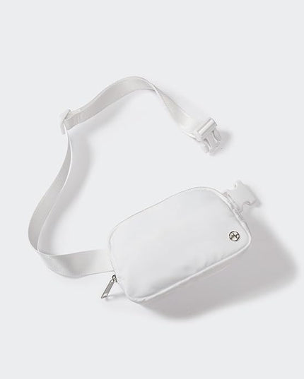 Pander Everywhere Belt Bag for Women, Fashion Waist Packs, Crossbody Bags, Everywhere Belt Bag with Adjustable Strap (Pure White).