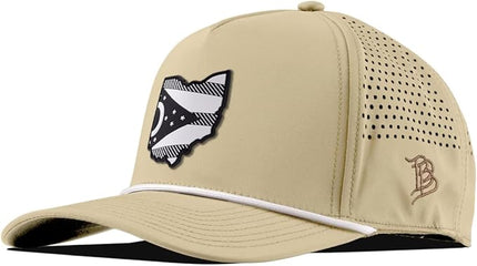 Branded Bills Ohio Vintage PVC 5-Panel Performance, Lightweight, Comfortable Baseball Cap