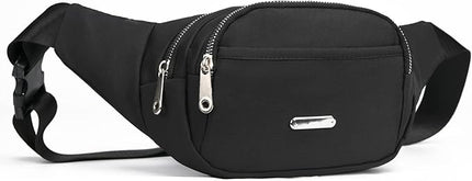 DAITET Crossbody Fanny Pack for Men&Women,Large Waist Bag & Hip Bum Bag with Adjustable Strap for Outdoors Workout Traveling Casual Running Hiking Cycling