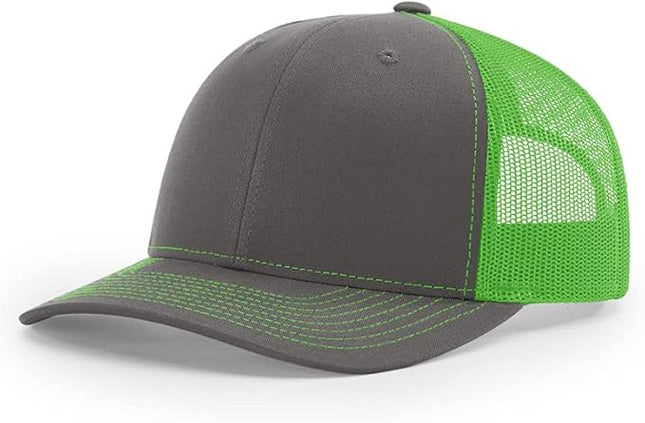 Richardson 112 Classic Six-Panel Adjustable Snapback Trucker Cap | Bulk Packs Available