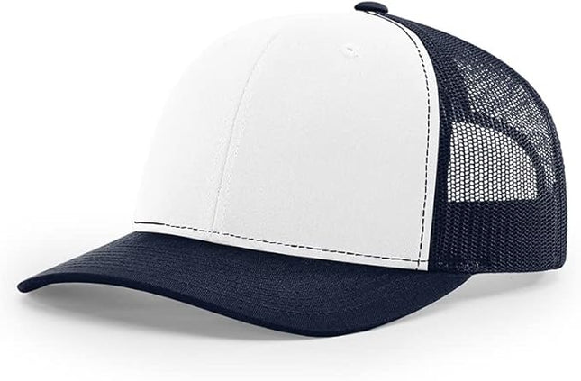 Richardson 112 Classic Six-Panel Adjustable Snapback Trucker Cap | Bulk Packs Available