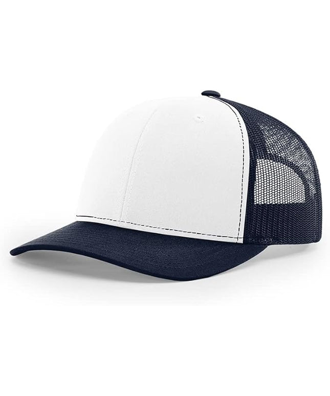 Richardson 112 Classic Six-Panel Adjustable Snapback Trucker Cap | Bulk Packs Available