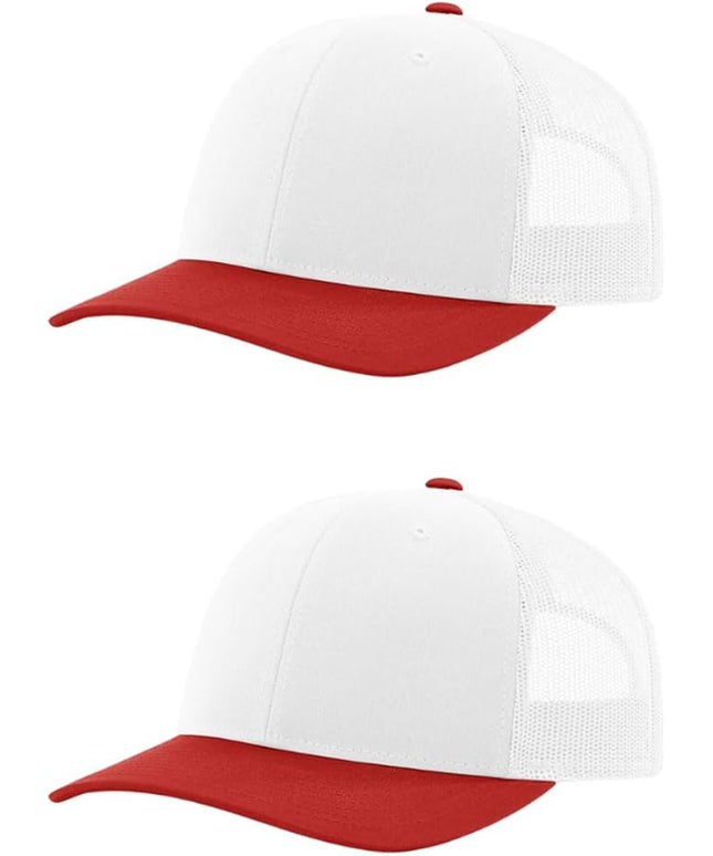 Richardson 112 Classic Six-Panel Adjustable Snapback Trucker Cap | Bulk Packs Available