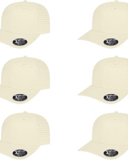 Cap America i8533 Flexfit 110 Perforated Performance Snapback Mid Profile 6-Panel Cap w/UV Guard & Adjustable Snapback