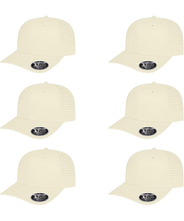 Cap America i8533 Flexfit 110 Perforated Performance Snapback Mid Profile 6-Panel Cap w/UV Guard & Adjustable Snapback