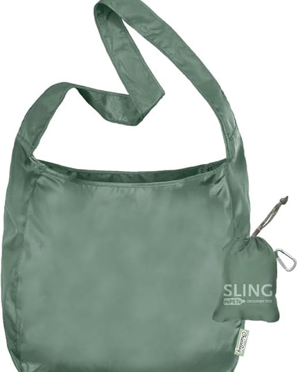ChicoBag Sling rePETe + Refine | Eco-friendly Messenger-Style Reusable Tote Bag