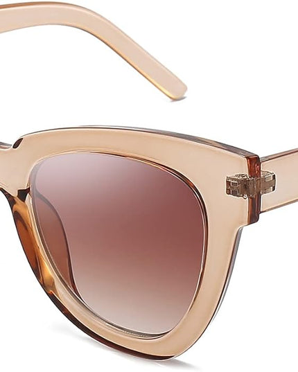 Dollger Retro Cat Eye Sunglasses Women Men Vintage Square Tortoise Shell Fashion Cateye Sunglasses