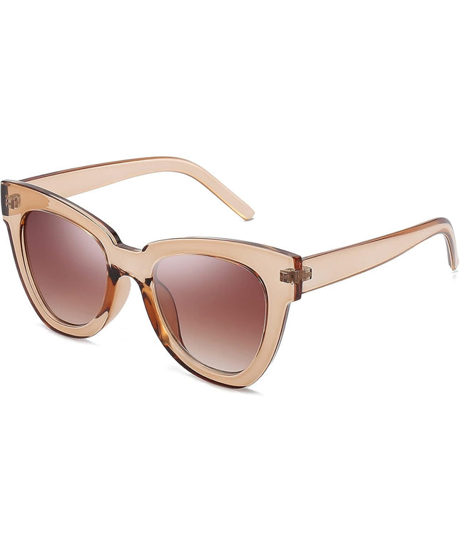 Dollger Retro Cat Eye Sunglasses Women Men Vintage Square Tortoise Shell Fashion Cateye Sunglasses
