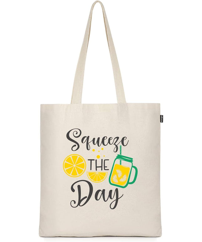Eco Right Tote Bag for Women, Reusable Grocery Bag, Canvas Tote Bag for Shopping, Cotton Bag for Daily Use, Gifts for Women