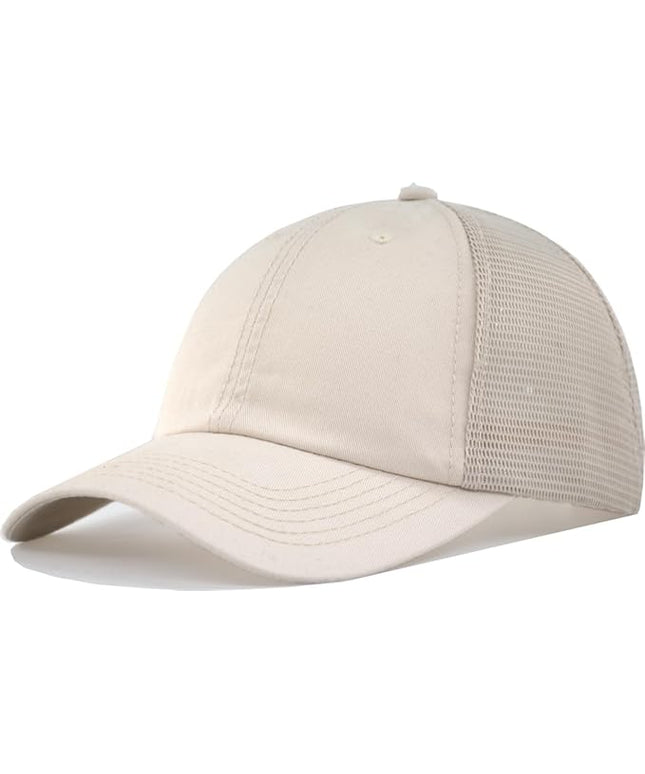 Comfy Vintage Trucker Baseball Hat- M/L/XL/XXL Women Men Unstructured Washed Dad Cap | Snapback | Soft Crown | Soft Mesh