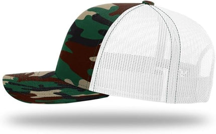 Richardson 112 Classic Six-Panel Adjustable Snapback Trucker Cap | Bulk Packs Available