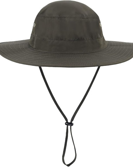 Home Prefer UPF50 Mens Sun Hat with Neck Flap Quick Dry UV Protection Cap Womens Wide Brim Fishing Hat Neck Flap Beach Garden