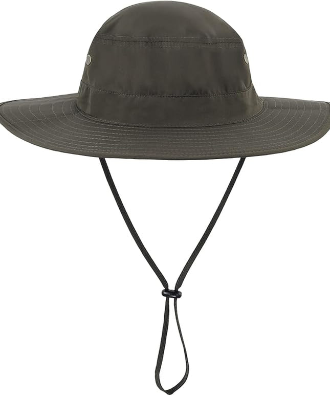 Home Prefer UPF50 Mens Sun Hat with Neck Flap Quick Dry UV Protection Cap Womens Wide Brim Fishing Hat Neck Flap Beach Garden
