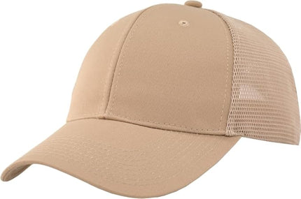 TSSGBL Classic Mesh Trucker Hat, Small & OSFM & XXL Options, Men Women Basic Adjustable Snapback Plain Blank Baseball Cap