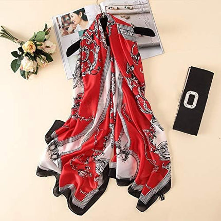 Silk Scarf Mulberry Silk Fashion Scarves Long Lightweight Shawl Wrap …