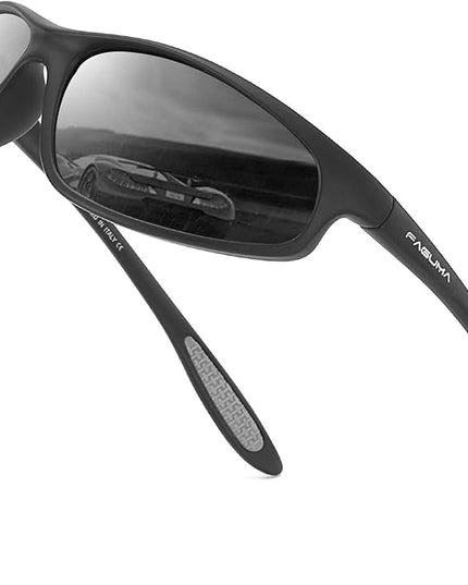 FAGUMA Polarized Sports Sunglasses For Men Cycling Driving Fishing UV400 Protection