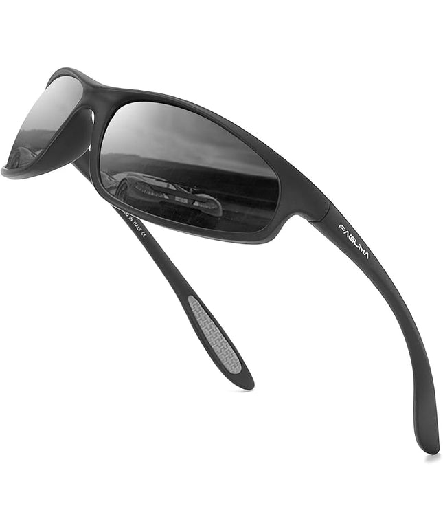 FAGUMA Polarized Sports Sunglasses For Men Cycling Driving Fishing UV400 Protection