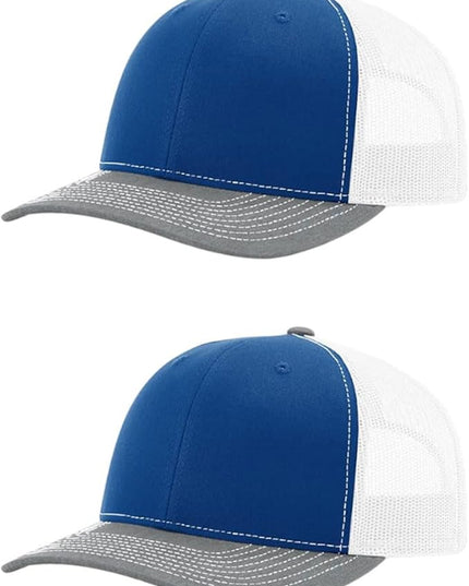 Richardson 112 Classic Six-Panel Adjustable Snapback Trucker Cap | Bulk Packs Available