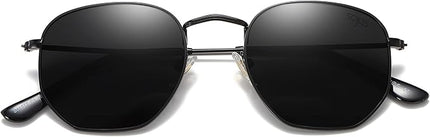 SOJOS Square Polarized Sunglasses for Women Men Small Hexagonal Polygon Shades SJ1072