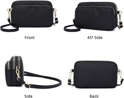 MINTEGRA Crossbody Bag for Women, Lightweight Purses Nylon Small Shoulder Bag Satchel