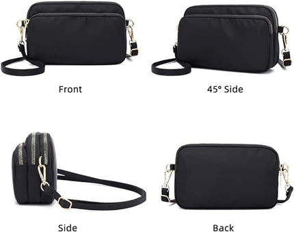 MINTEGRA Crossbody Bag for Women, Lightweight Purses Nylon Small Shoulder Bag Satchel