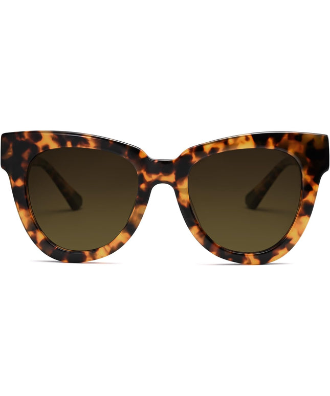 Dollger Retro Cat Eye Sunglasses Women Men Vintage Square Tortoise Shell Fashion Cateye Sunglasses