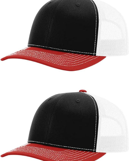 Richardson 112 Classic Six-Panel Adjustable Snapback Trucker Cap | Bulk Packs Available