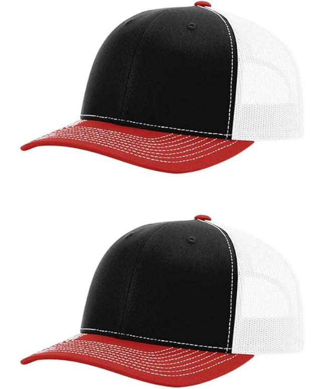 Richardson 112 Classic Six-Panel Adjustable Snapback Trucker Cap | Bulk Packs Available