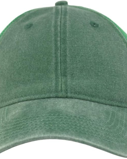 TSSGBL Classic Mesh Trucker Hat, Small & OSFM & XXL Options, Men Women Basic Adjustable Snapback Plain Blank Baseball Cap