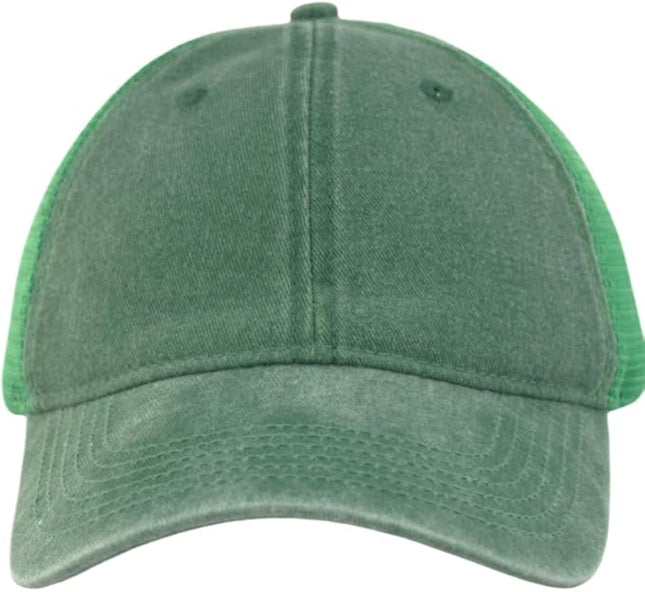 TSSGBL Classic Mesh Trucker Hat, Small & OSFM & XXL Options, Men Women Basic Adjustable Snapback Plain Blank Baseball Cap