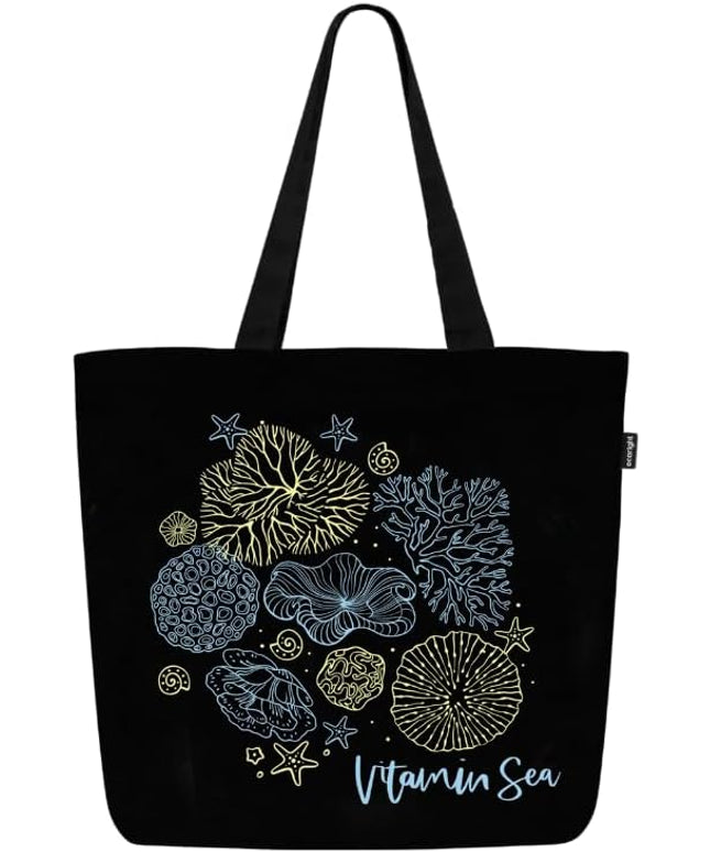 Ecoright Aesthetic Canvas Tote Bag for Women Large Zipper Tote Bags with Pocket, Womens Tote Bag for Yoga, Work, Beach
