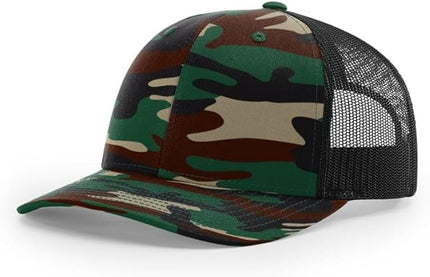 Richardson 112 Classic Six-Panel Adjustable Snapback Trucker Cap | Bulk Packs Available