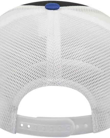 Cap America i8502 Flexfit 110 Premium Mid Profile 6-Panel Mesh Back Trucker Cap Hat w/UV Guard & Adjustable Snapback