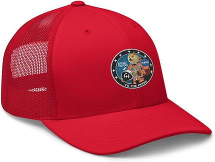 Doge/Moon NASA Logo Trucker Cap