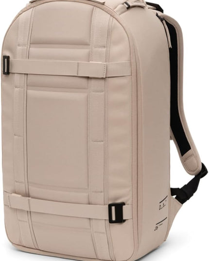 Db Journey Ramverk Backpack - Durable Travel Backpack with Laptop Compartment & Pockets for Work, Luggage with Roller Bag Hook Up System, 26L - Fogbow Beige