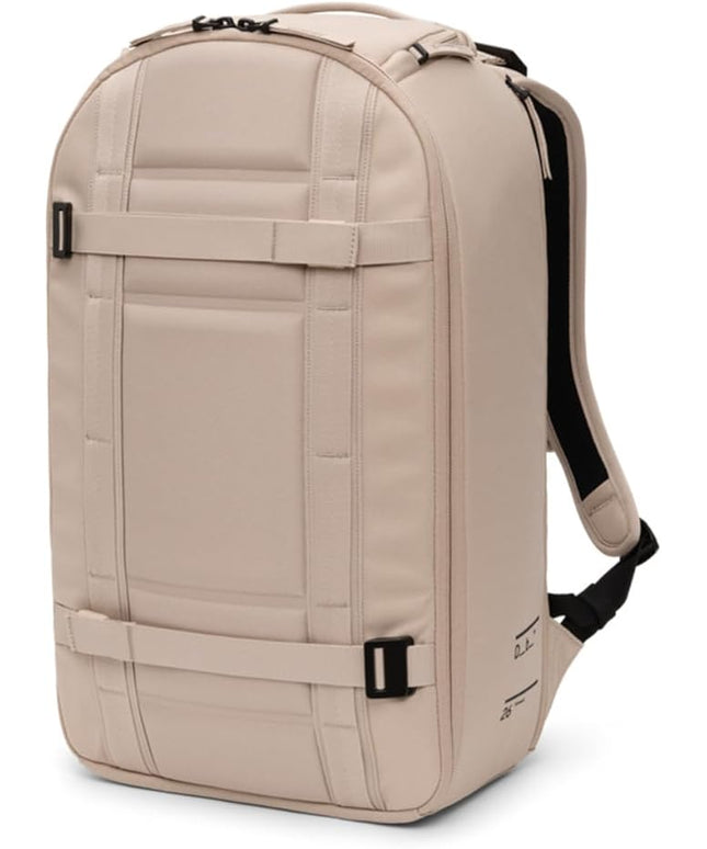 Db Journey Ramverk Backpack - Durable Travel Backpack with Laptop Compartment & Pockets for Work, Luggage with Roller Bag Hook Up System, 26L - Fogbow Beige