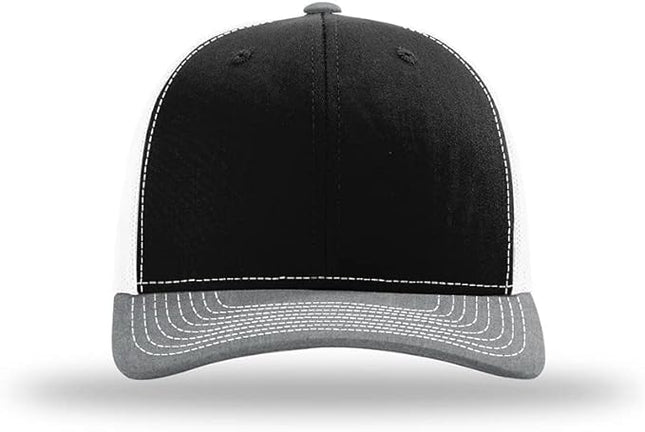 Richardson 112 Classic Six-Panel Adjustable Snapback Trucker Cap | Bulk Packs Available