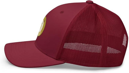Dogecoin Crypto Embroidered Logo Trucker Cap