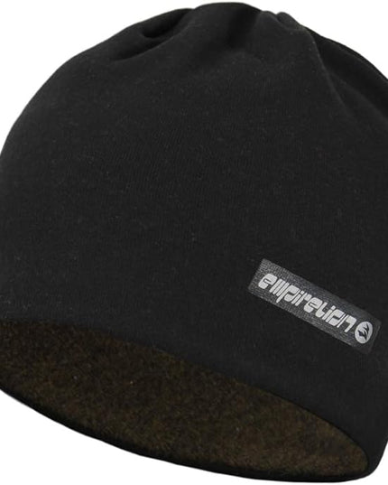 EMPIRELION Softshell Winter Fleece Lined Beanie Hats, 9" Running Skull Cap Thermal Tactical Watch Cap Men Women