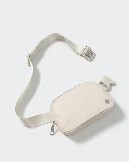 Pander Belt Bag for Women, Fashion Waist Packs, Crossbody Bags with Adjustable Strap (White Opal).