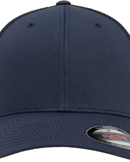 Flexfit 6511 Fitted Mid-Profile Stretchable Mesh Panels Trucker Cap | Bulk Pack Available