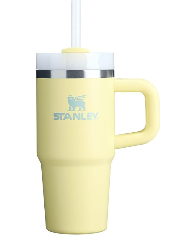STANLEY Quencher H2.0 Tumbler with Handle and Straw 14 oz | Flowstate 3-Position Lid | Cup Holder Compatible for Travel | Insulated Stainless Steel Cup | BPA-Free | Pomelo