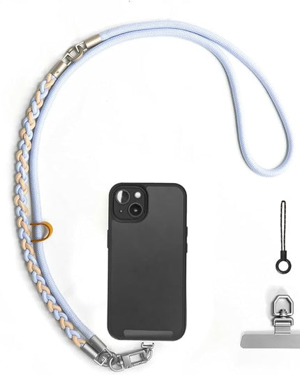 Besnfoto Phone Lanyard Crossbody Phone Strap 3-IN-1 Neck and Wrist strap for Cell Phone 360°Universal Metal Buckles and Tabs