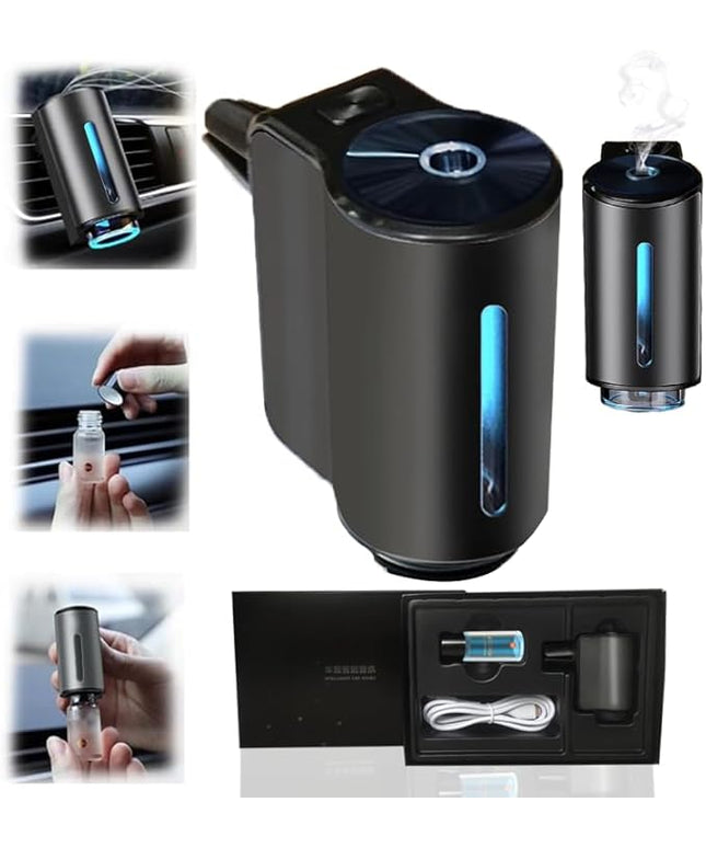 Smart Car Air Freshener, Aromatizante Para Carro, Smart Car Air Freshener Diffuser with Three Adjustable Intensity Levels (1Pc Cologne Oil + Diffuser)