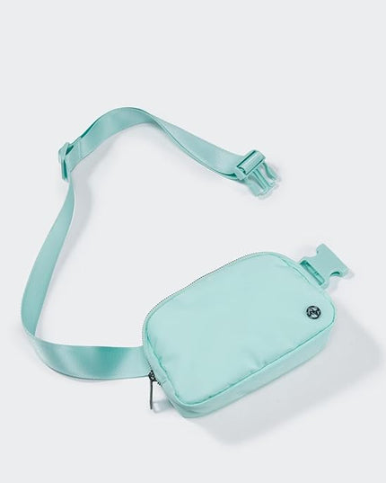 Pander Belt Bag for Women, Fashion Waist Packs, Crossbody Bags, Everywhere Belt Bag with Adjustable Strap (Pale Turquoise).
